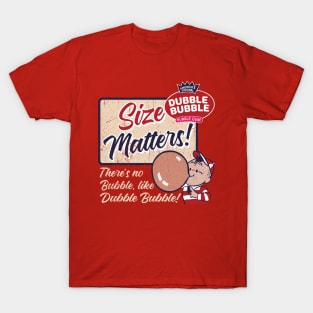 Size Matters Bubble Gum Worn T-Shirt